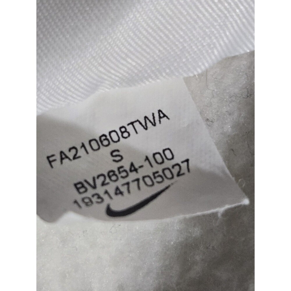 Nike Hoodie Mens White Size S Club Pullover Sweat Shirt BV2654-100 Athletic - Picture 7 of 7